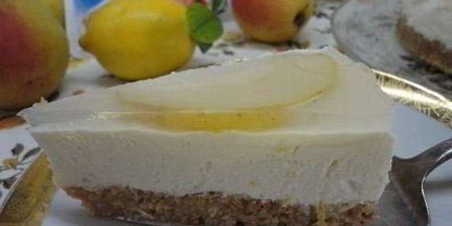 Рецепт лимонно-грушевого творожник