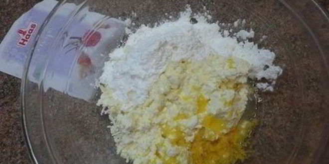 Рецепт лимонно-грушевого творожник