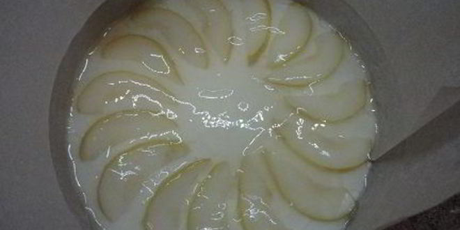 Рецепт лимонно-грушевого творожник