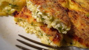 Рецепт Сырников с твердым сыром и зеленью