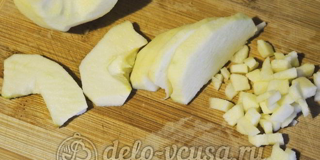 Рецепт сырников с яблоками