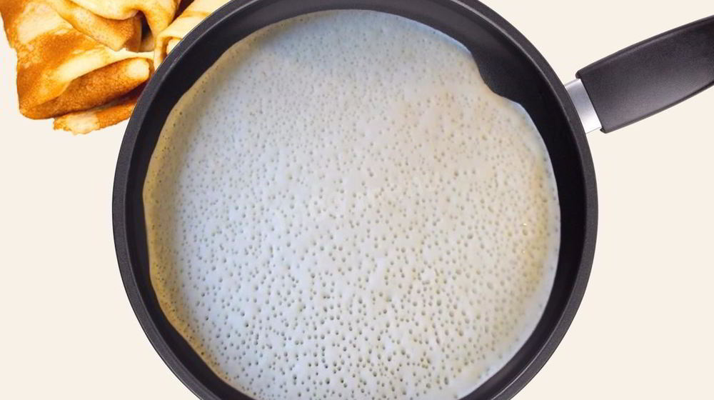 Как приготовить блинное тесто на сухом молоке