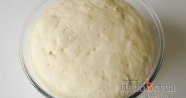 Рецепт Дрожжевого сдобного теста для пиццы