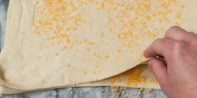 Рецепт слоеного теста с сыром