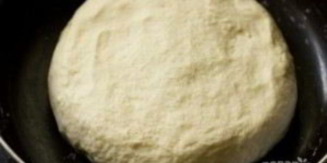 Рецепт теста для пиццы бездрожжевое