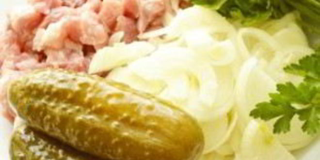 Рецепт творожного теста с мясом