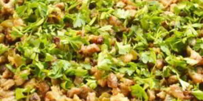 Рецепт творожного теста с мясом