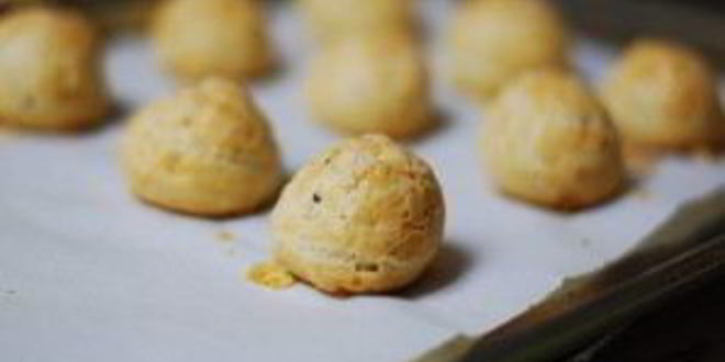 Рецепт заварного теста с сыром