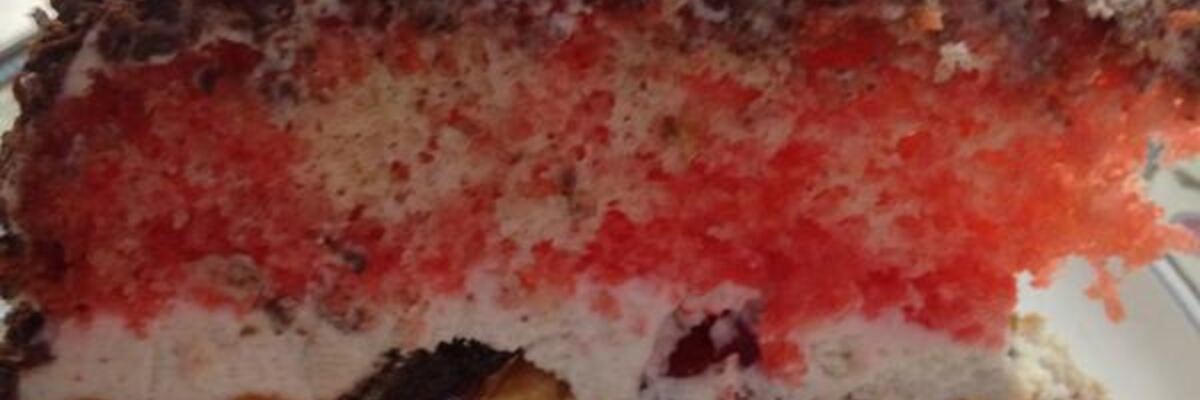 Рецепт Бисквитного торта с вишней