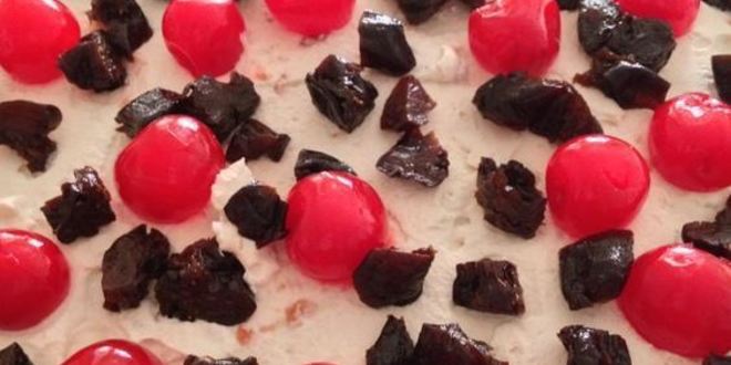 Рецепт бисквитного торта с вишней