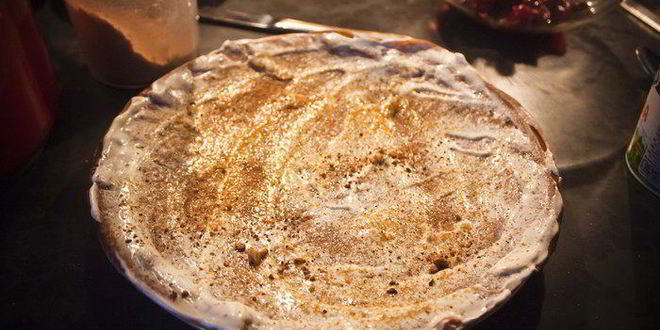 Рецепт блинного вишнево-шоколадный торт