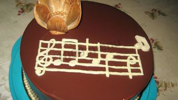 Рецепт Моцарта торт из песочного теста с шоколадным муссом