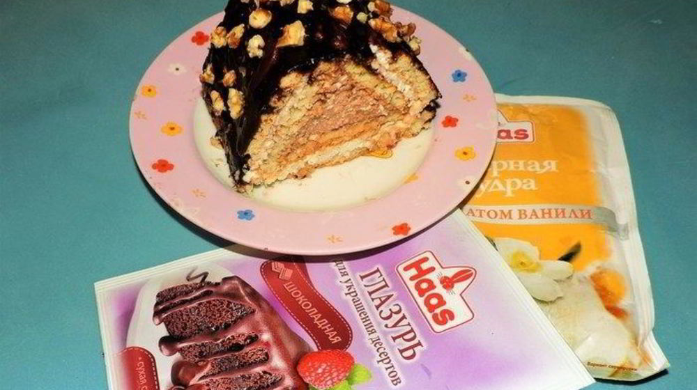 Как приготовить торт без выпечки домик
