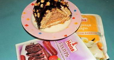 Рецепт Торта без выпечки Домик