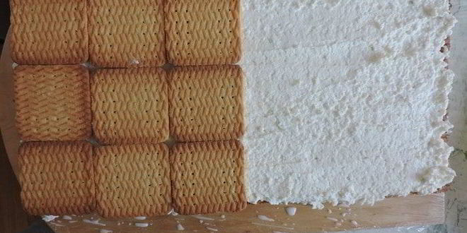 Рецепт торта без выпечки домик