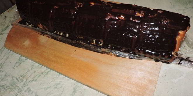 Рецепт торта без выпечки домик