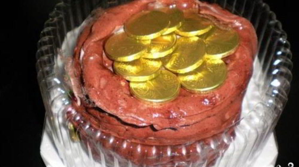 Как приготовить торт денежный мешок