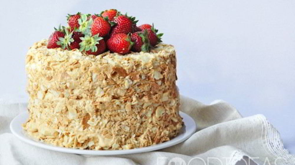 Как приготовить торт наполеон с вареной сгущенкой