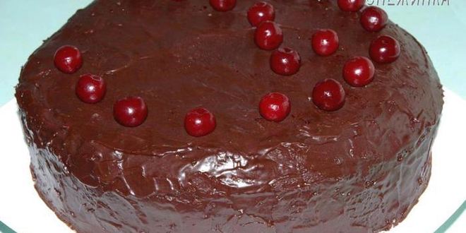 Рецепт торта пьяная вишня