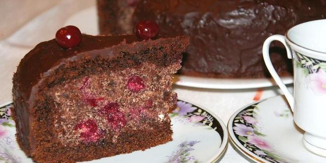 Рецепт торта пьяная вишня