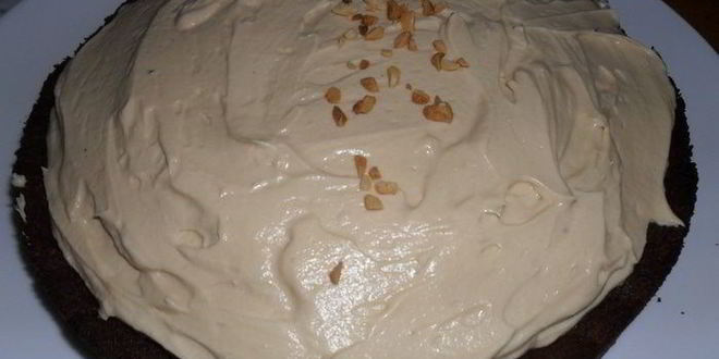 Рецепт торта с арахисовым крем-муссом без выпечки