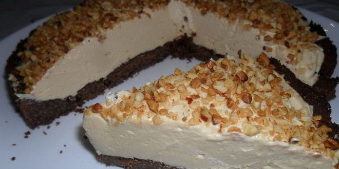 Рецепт торта с арахисовым крем-муссом без выпечки