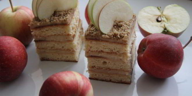 Рецепт торта с яблочным кремом райское яблочко