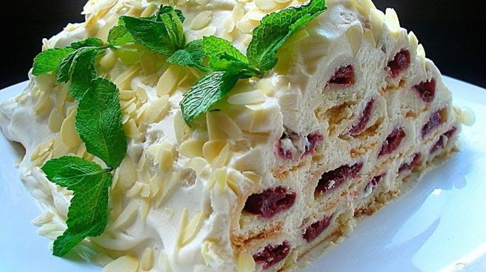 Как приготовить торт зимняя вишня