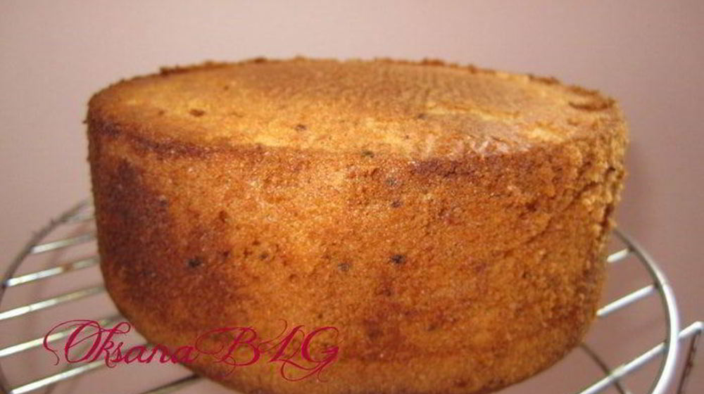 Как приготовить ванильный шифоновый бисквит