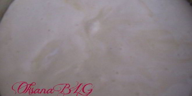 Рецепт ванильного шифонового бисквита