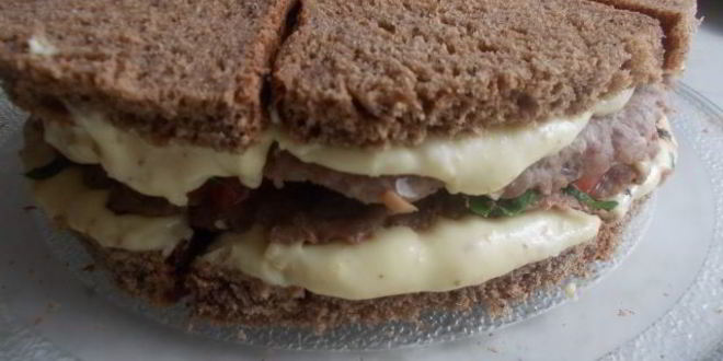 Рецепт закусочного торта для мужчин и не только