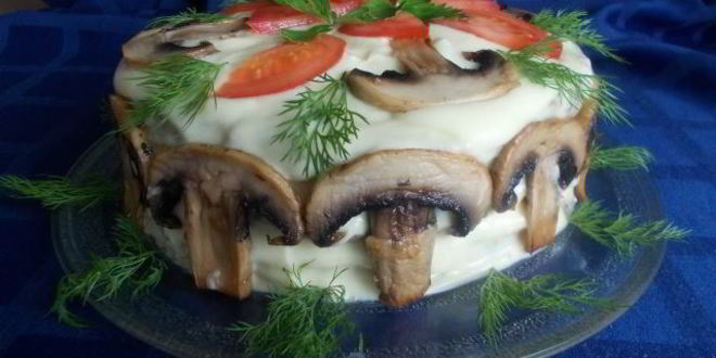 Рецепт закусочного торта для мужчин и не только