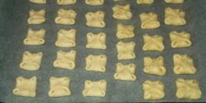 Рецепт творожных конвертиков с сахаром