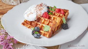 Рецепт Бельгийских вафель с меренгой