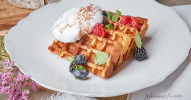 Рецепт Бельгийских вафель с меренгой