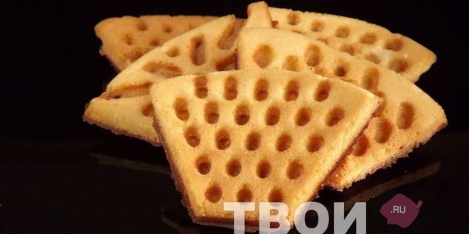 Рецепт бездрожжевых классических вафель