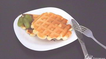 Рецепт Бисквитных вафель