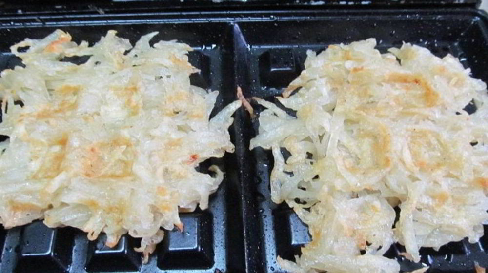 Как приготовить картофельные вафли