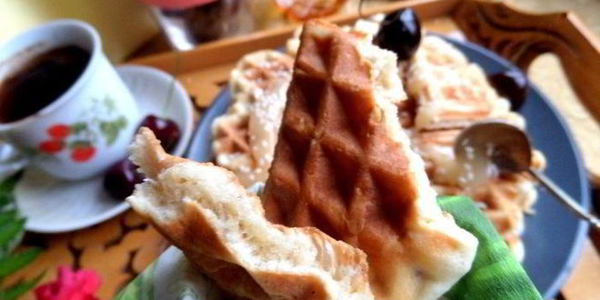 Рецепт овсяных вафель с кунжутом