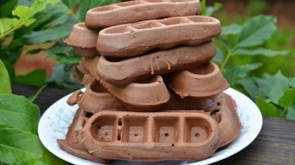 Как приготовить шоколадные вафли