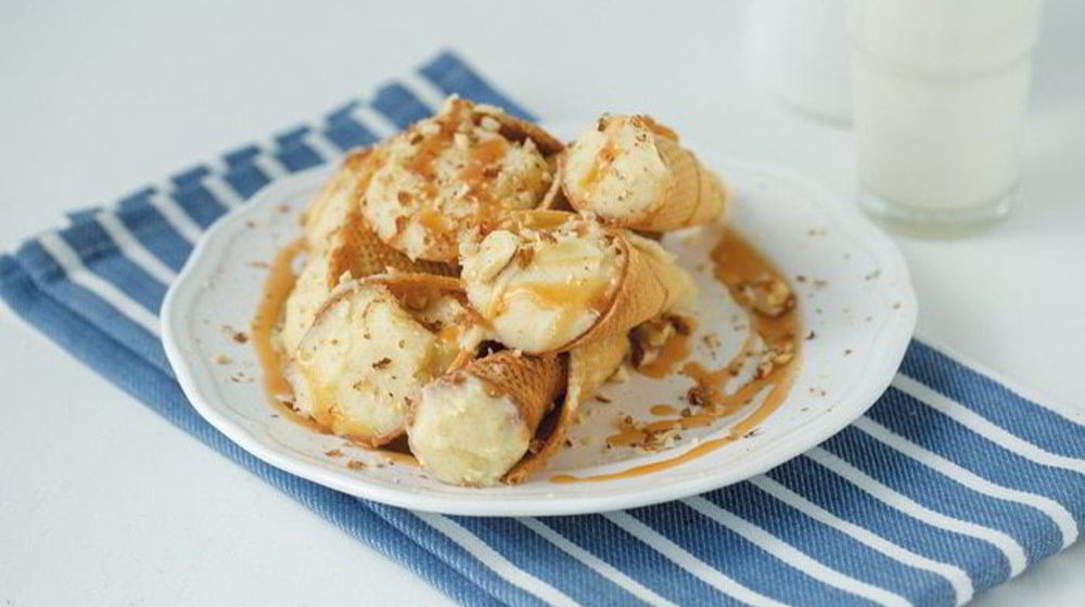 Как приготовить вафельные трубочки с заварным кремом