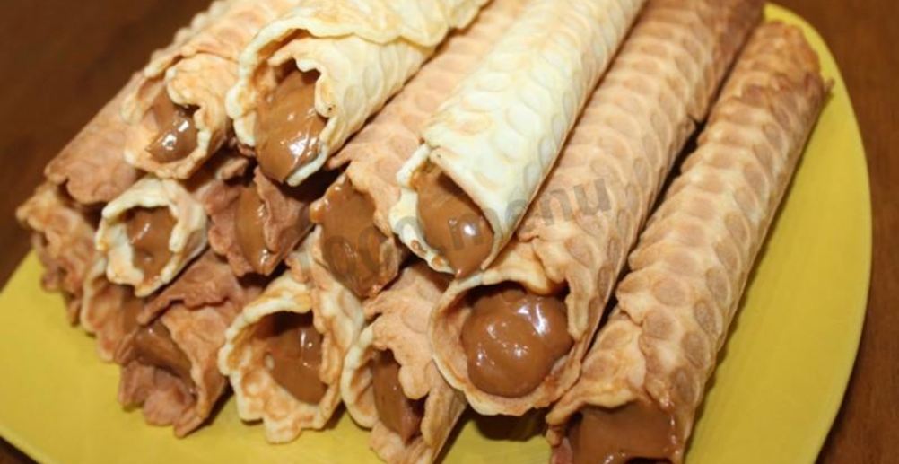 Рецепт творожные трубочки с мармеладом