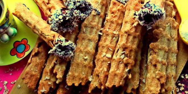 Рецепт вафель хрустящих из разных хлопьев