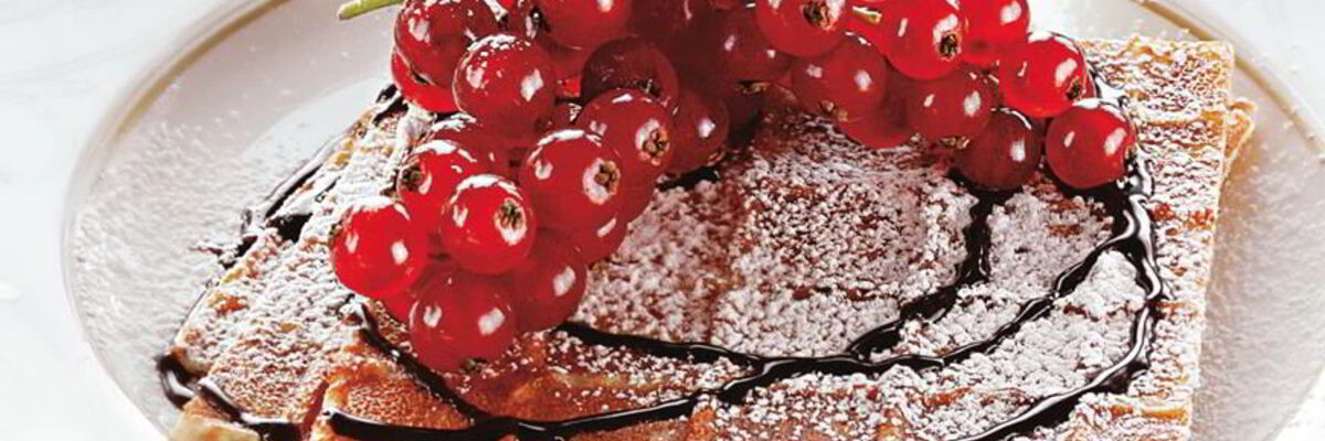 Рецепт Вафель с горячим шоколадом