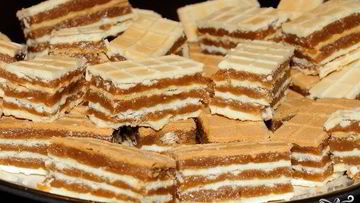 Рецепт Вафель с карамелью