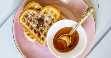 Рецепт Вафель с халвой