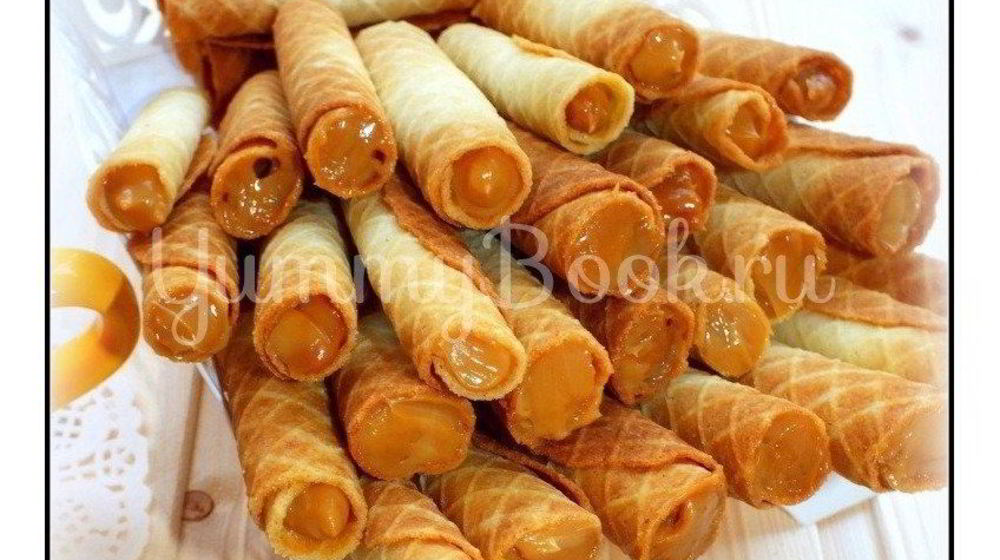 Как приготовить вафли с вареной сгущенкой