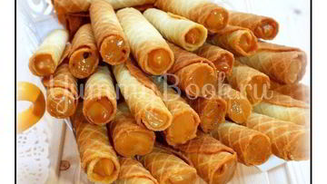 Рецепт Вафель с вареной сгущенкой