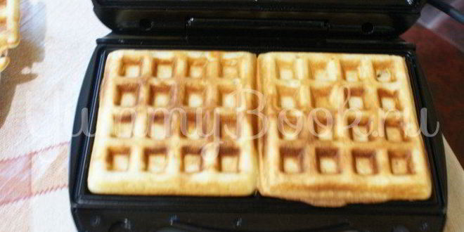 Рецепт вафель в электровафельнице