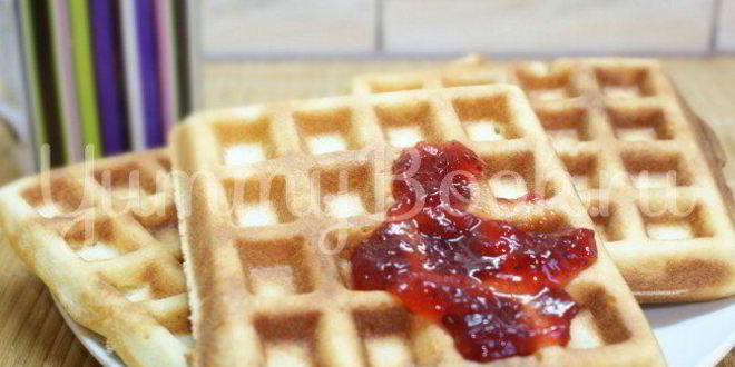 Рецепт вафель в электровафельнице
